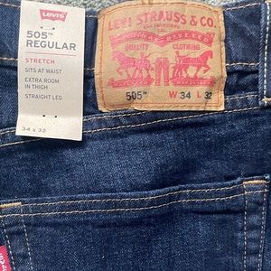 NWT MENS LEVI 505 JEANS!!
